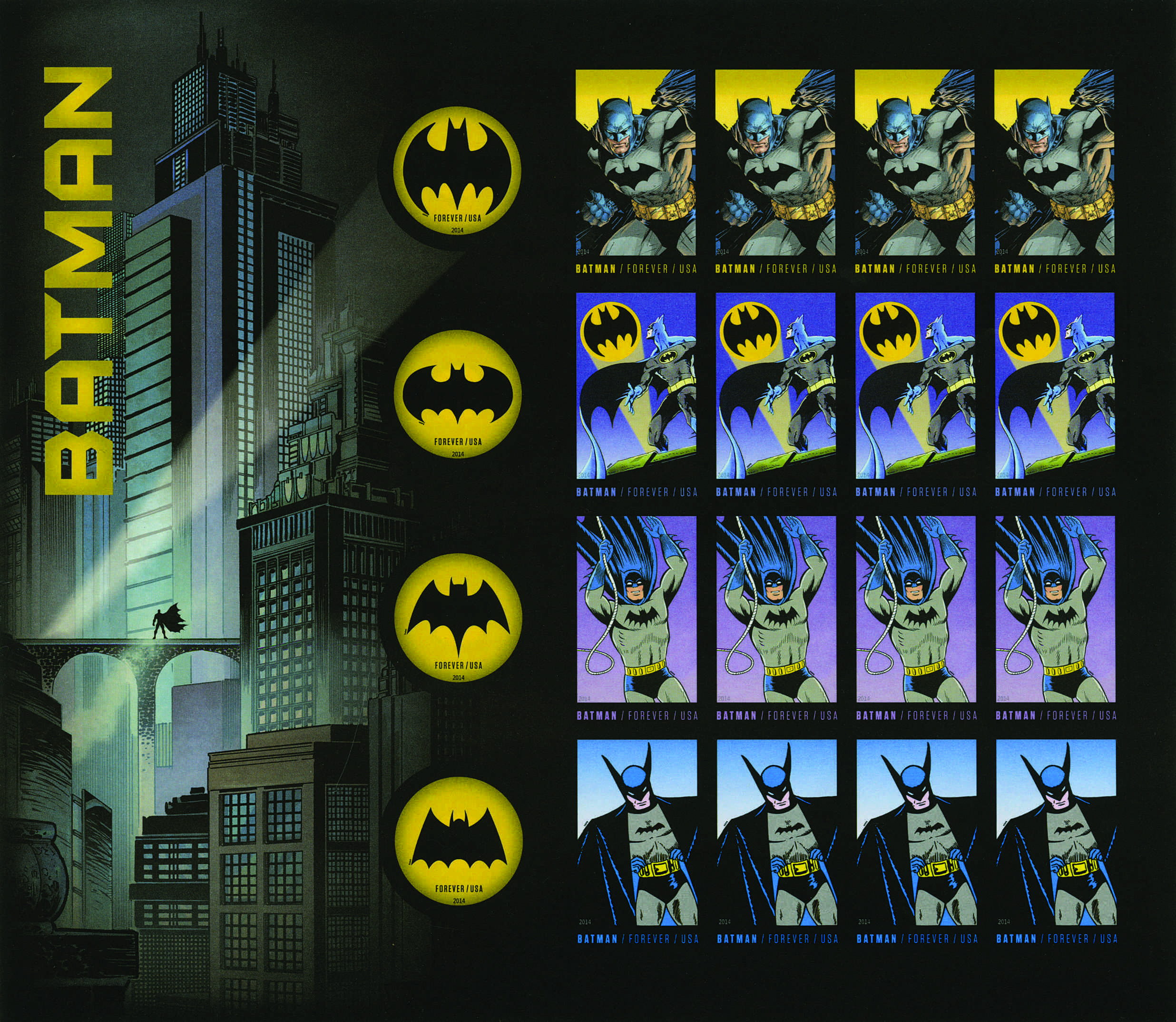 US #4928-35 Batman