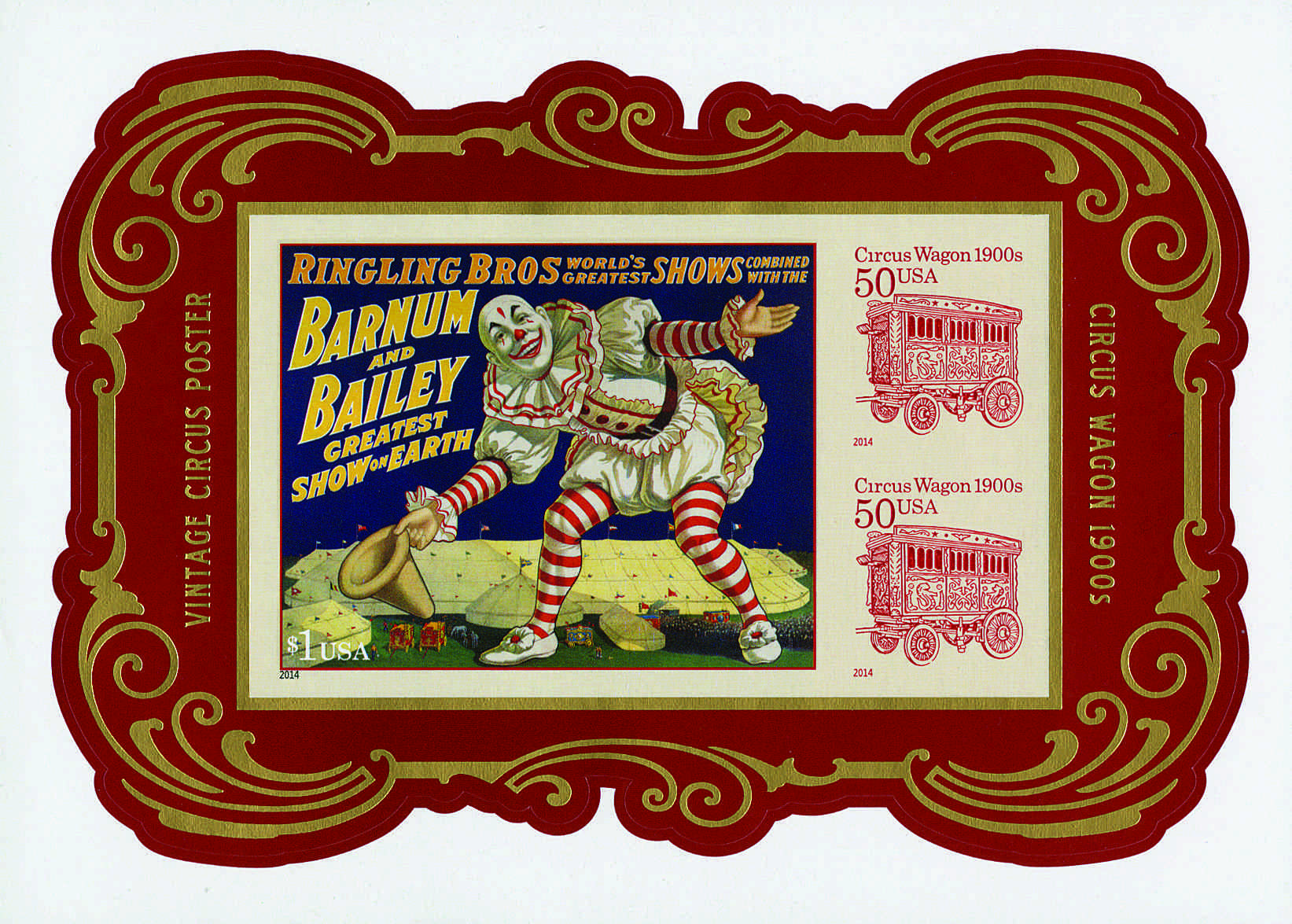 Circus Souvenir Sheet