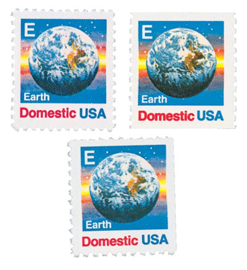 #2277//82 - 1988 E-Rate Change, set of 3 stamps