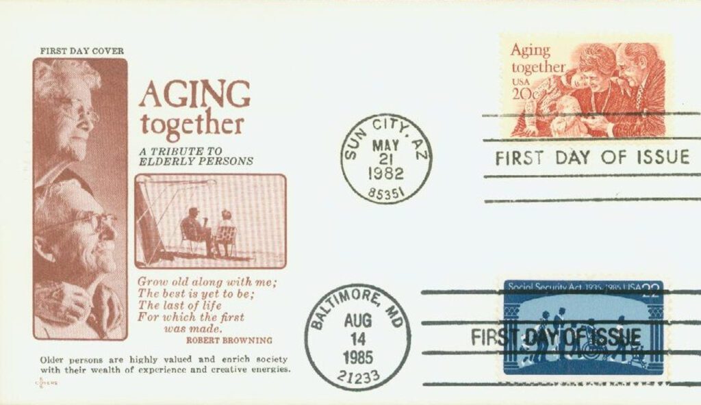 #2011 - 1982 20c Aging Together Classic First Day Cover