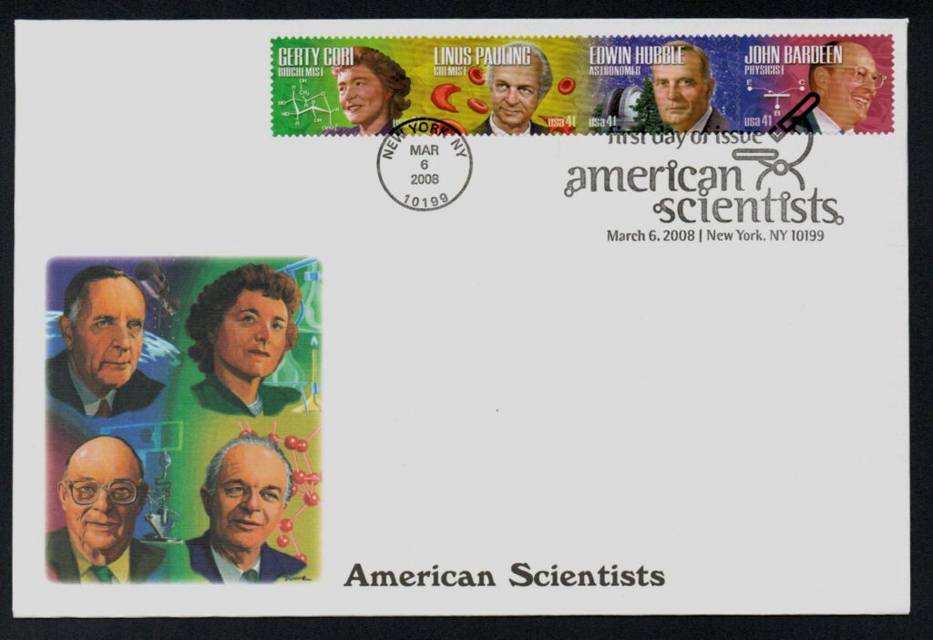 #4224-27 - 2008 41c American Scientists Fleetwood First Day Cover