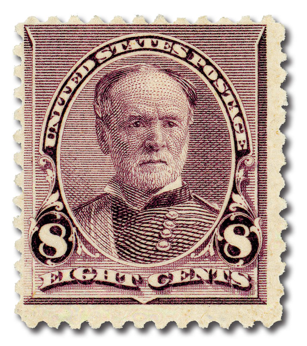 # 225 - 1893 8c Sherman, lilac