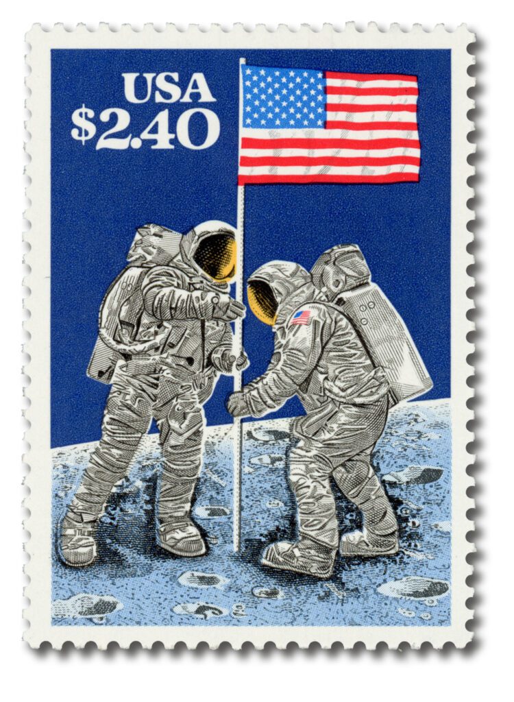 #2419 - 1989 $2.40 Moon Landing