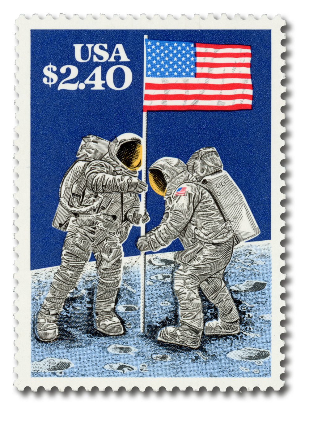 #2419 - 1989 $2.40 Moon Landing