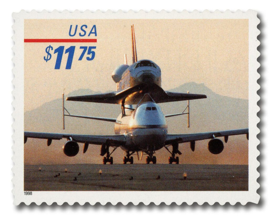 #3262 - 1998 $11.75 Piggyback Space Shuttle, Express Mail