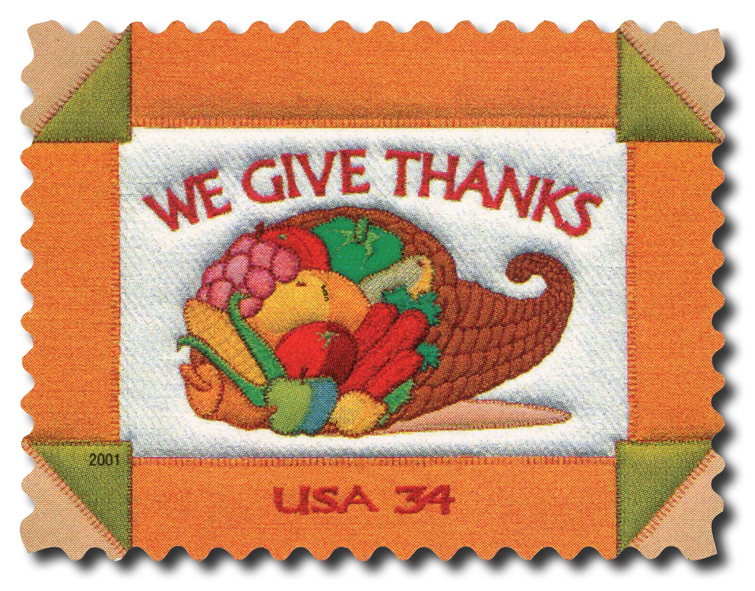 #3546
2001 34c Thanksgiving