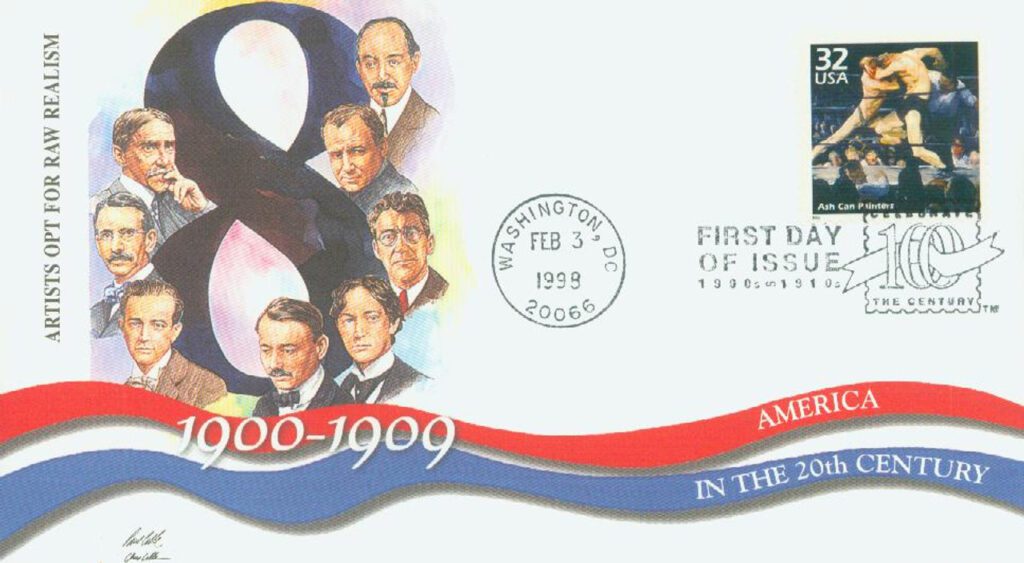 #3182h - 1998 32c Celebrate the Century - 1900s: Ash Can Painters Fleetwood First Day Cover