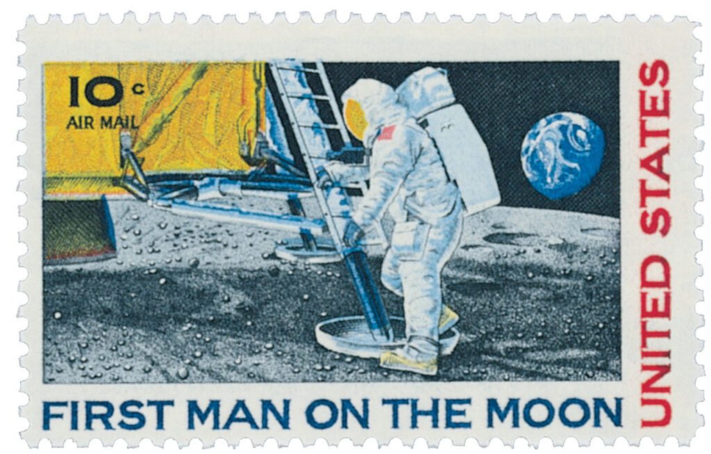 #C76 - 1969 10c Moon Landing