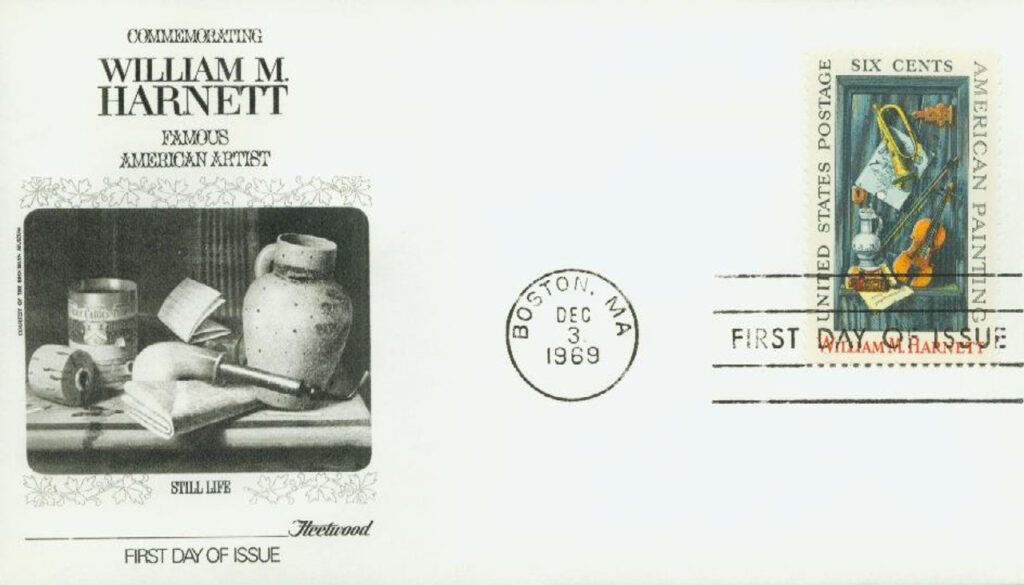 #1386 - 1969 6c William M. Harnett Fleetwood First Day Cover