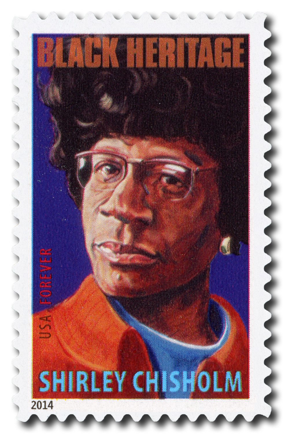 # 4856 - 2014 First-Class Forever Stamp - Black Heritage: Shirley Chisholm