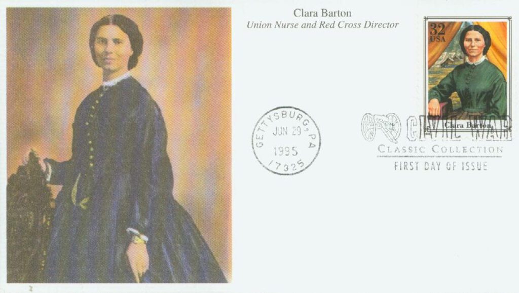 #2975c - 1995 32c Civil War: Clara Barton Mystic First Day Cover
