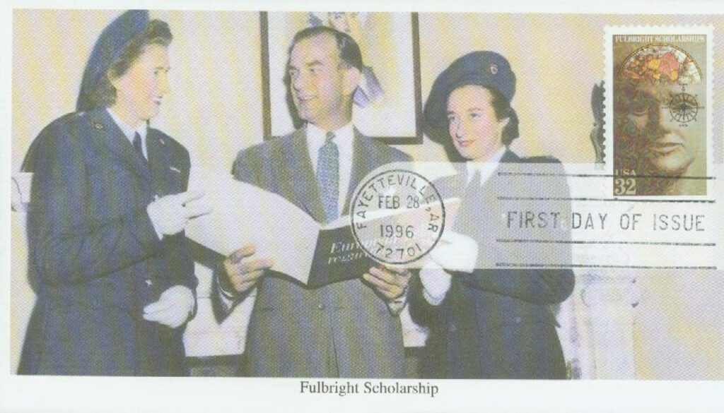 #3065 - 1996 32c Fulbright Scholarships Mystic First Day Cover