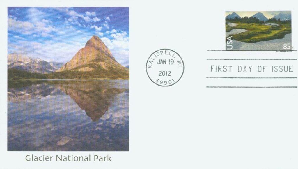 #C149 - 2012 85c Glacier National Park Fleetwood First Day Cover