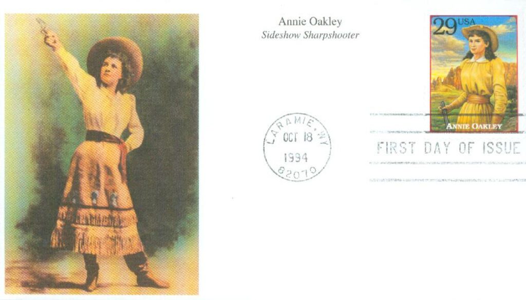 # 2869d - 1994 29c Legends of the West: Annie Oakley Mystic First Day Cover