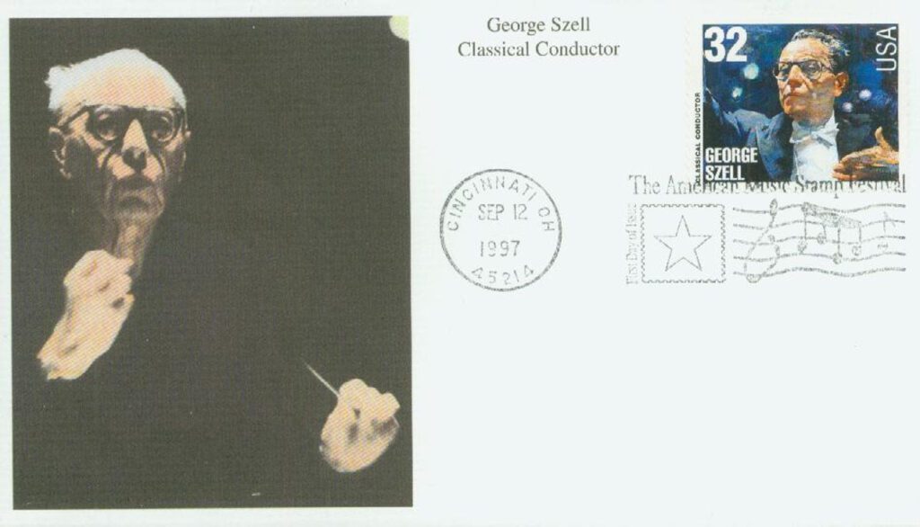 #3160 - 1997 32c Conductors and Composers: George Szell, Conductor Mystic First Day Cover