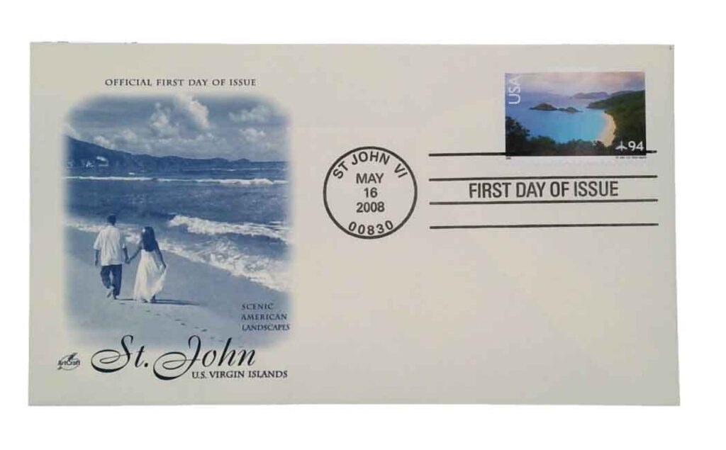 C145 - 2008 94c Trunk Bay, St. John, Virgin Is. Classic First Day Cover