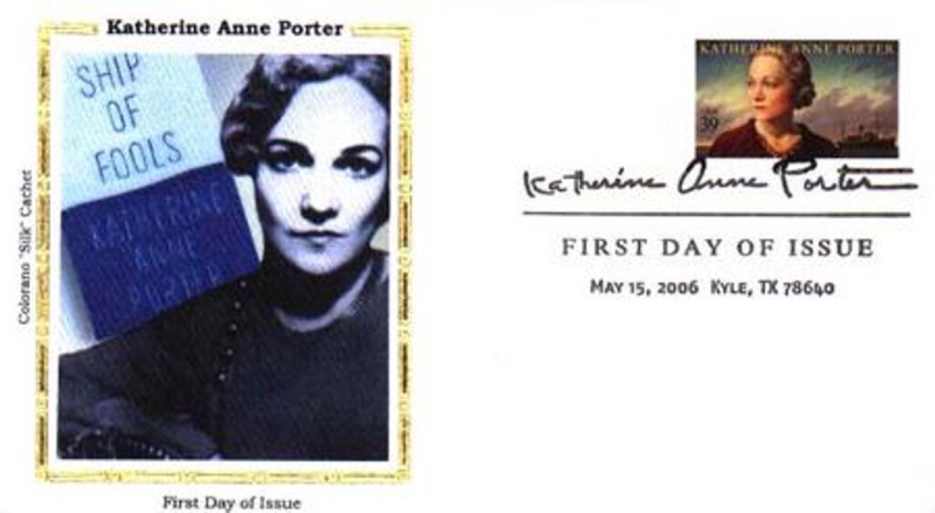 #4030 - 2006 39c Literary Art: Katherine Anne Porter Colorano Silk Cachet First Day Cover