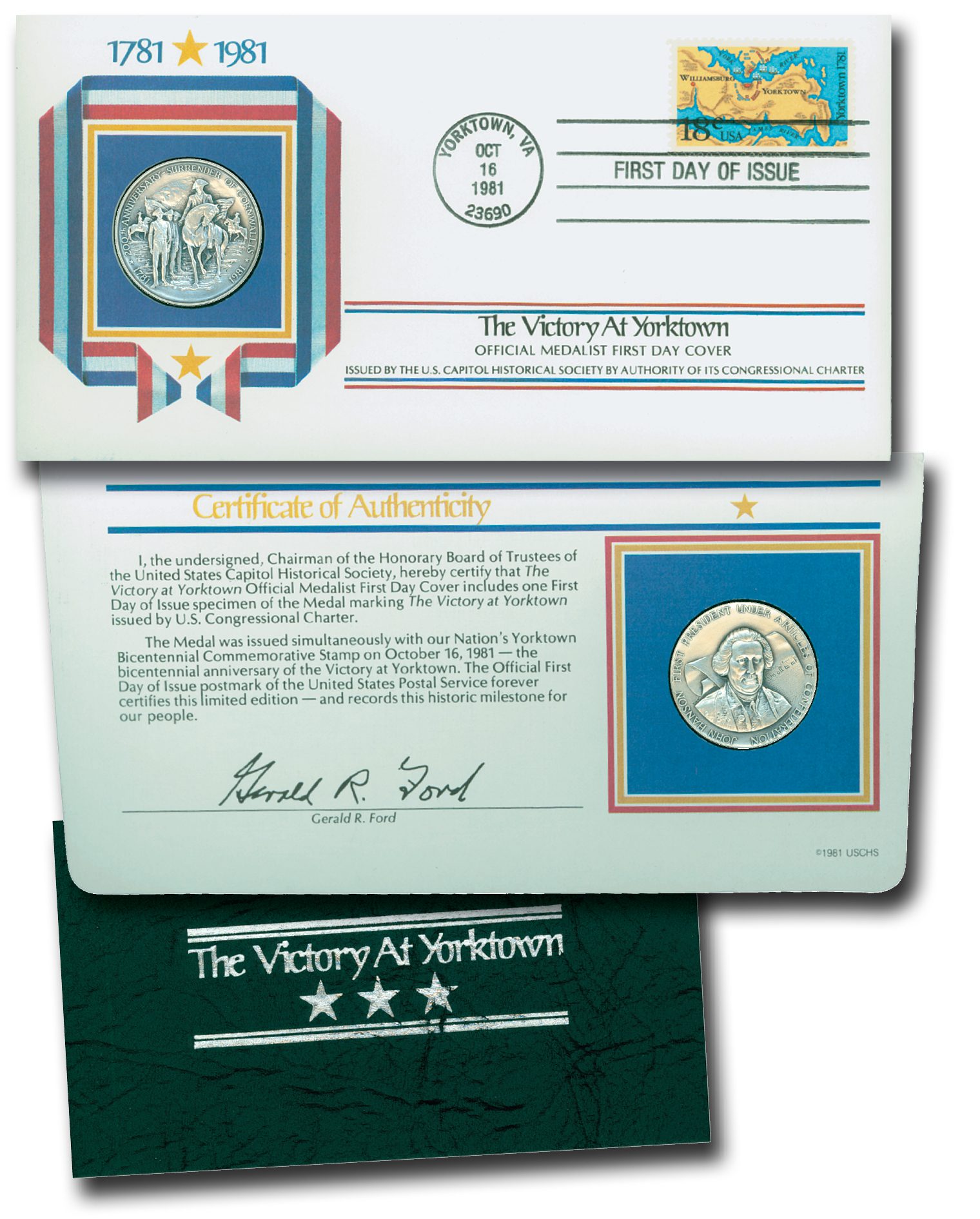 #59045 - 1981 Yorktown Silver FDC with Album
