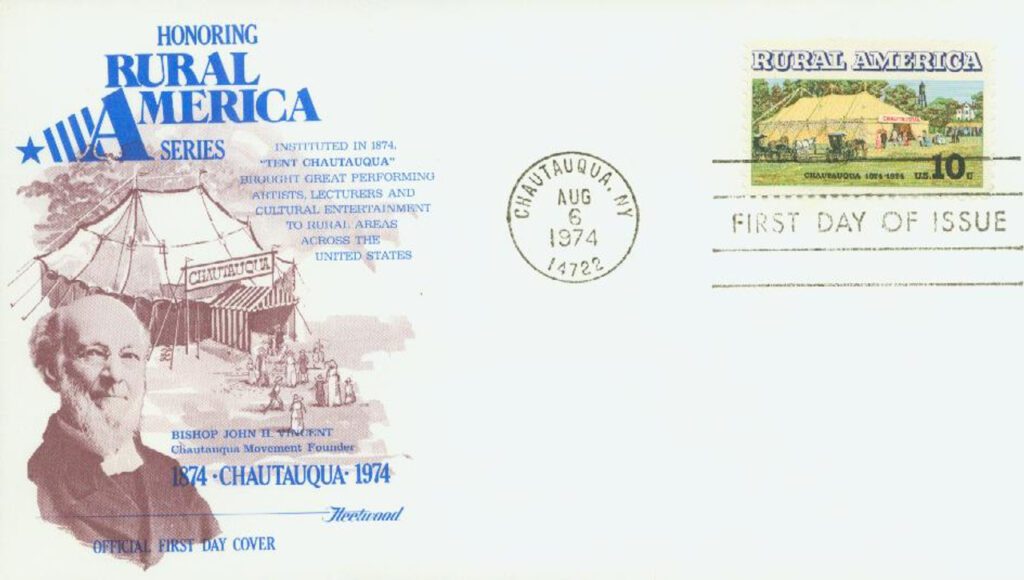 #1505 - 1974 10c Rural America: Chautauqua Tent Fleetwood First Day Cover
