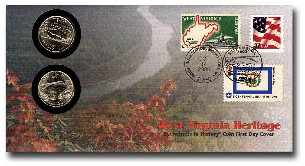 #59736A - 2005 West Virginia State Quarter PNC