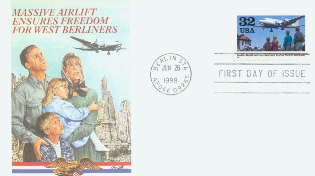 #3211 - 1998 32c Berlin Airlift Fleetwood First Day Cover