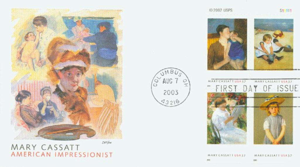 #3804-07 - 2003 37c Mary Cassatt Paintings Fleetwood First Day Cover