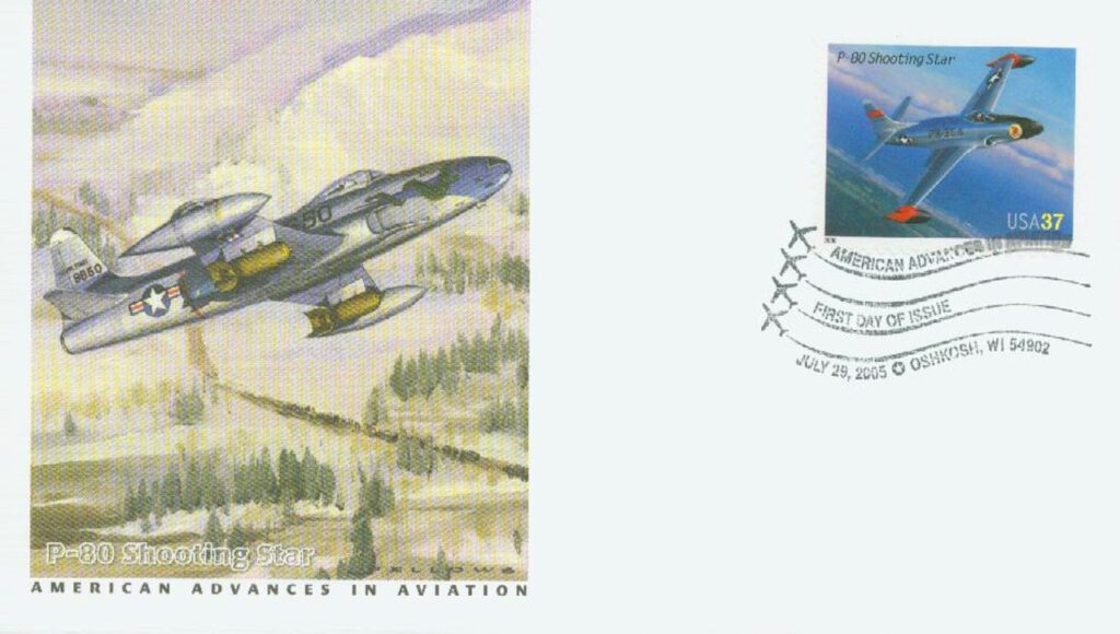 #3921 - 2005 37c Advances in Aviation: Lockheed P-80 Shooting Star Fleetwood First Day Cover