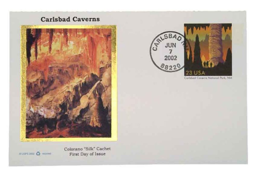 #UY44 - 2002 23c Carlsbad Cavern RPC FDC