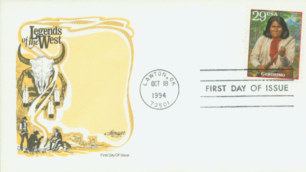 #2869m - 1994 29c Legends of the West: Geronimo Classic First Day Cover