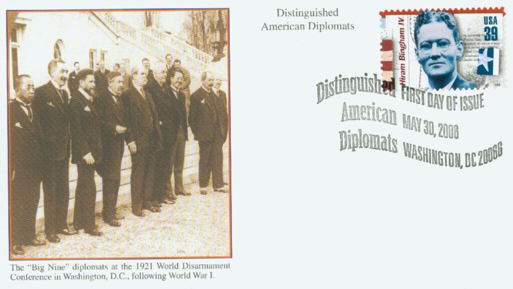 #4076c - 2006 39c American Diplomats: Hiram Bingham Mystic First Day Cover