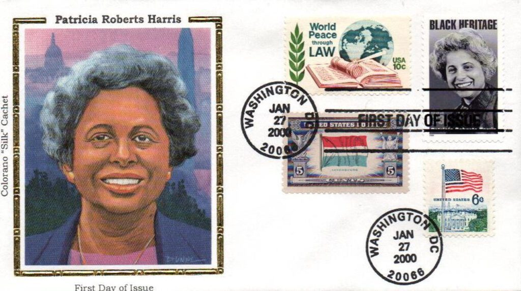 #3371 - 2000 33c Black Heritage: Patricia Roberts Harris Colorano Silk Cachet Combination First Day Cover