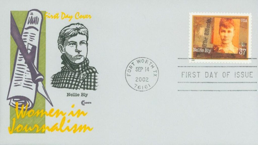 # 3665 - 2002 37c Women in Journalism: Nellie Bly Classic First Day Cover