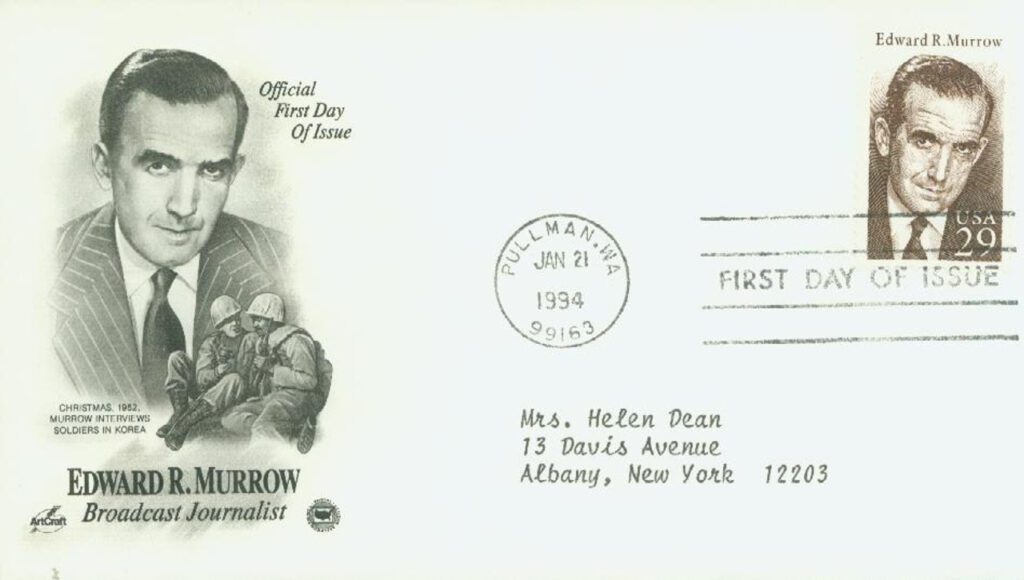 # 2812 - 1994 29c Edward R. Murrow Classic First Day Cover