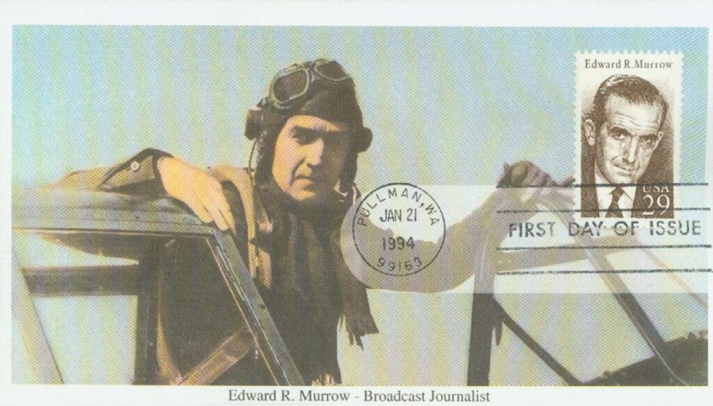 # 2812 - 1994 29c Edward R. Murrow Mystic First Day Cover