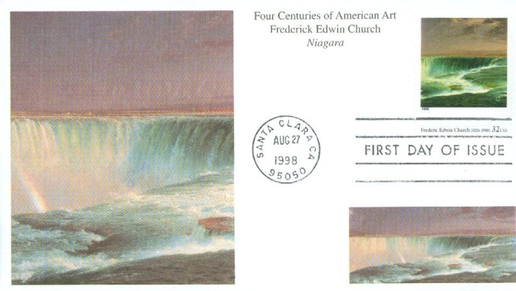 #3236n - 1998 32c Four Centuries of American Art: Frederic Edwin Church Mystic First Day Cover