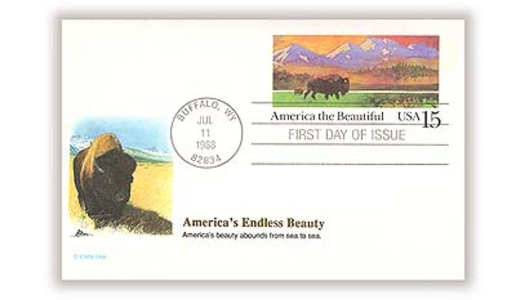 #UY39 - 1988 15c Postal Card - America the Beautiful