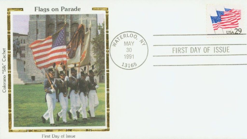 #2531 - 1991 29c Flags on Parade Colorano Silk Cachet First Day Cover