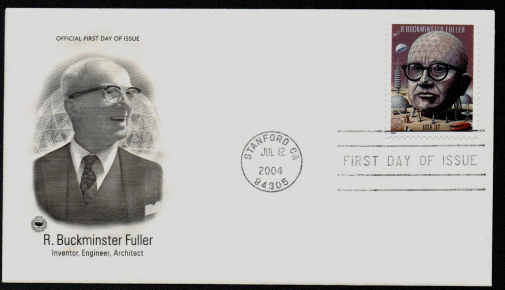 # 3870 - 2004 37c R. Buckminster Fuller Classic First Day Cover