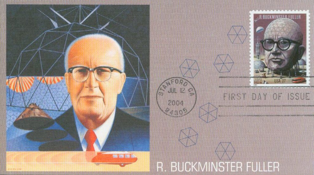 # 3870 - 2004 37c R. Buckminster Fuller Fleetwood First Day Cover