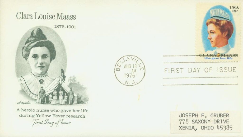 #1699 - 1976 13c Clara Maass Classic First Day Cover