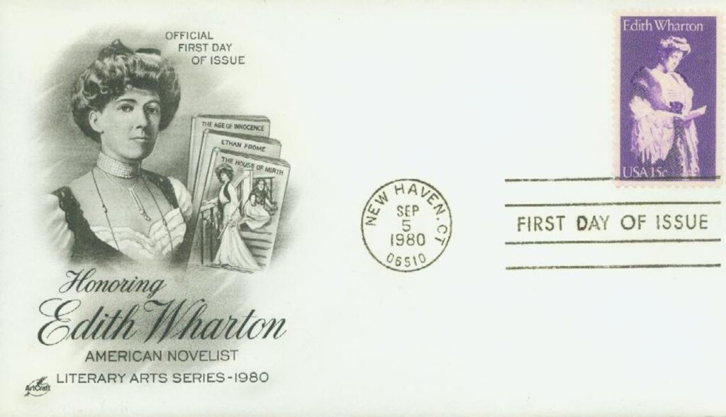 1980 15¢ Literary Arts: Edith Wharton Classic First Day Cover