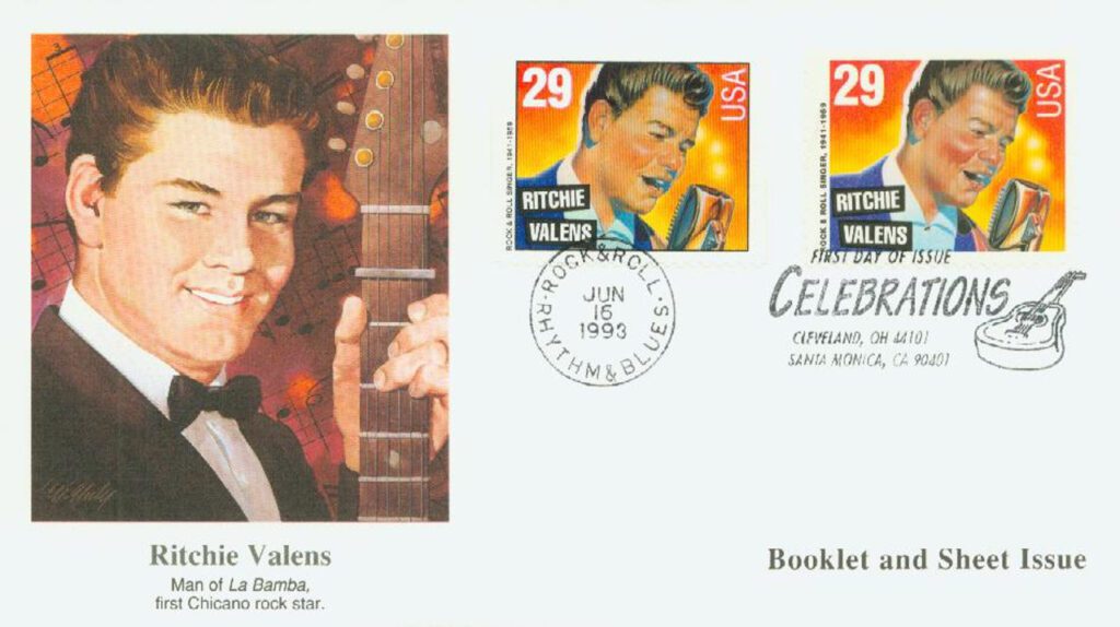#2727 - 1993 29c Legends of American Music: Ritchie Valens 