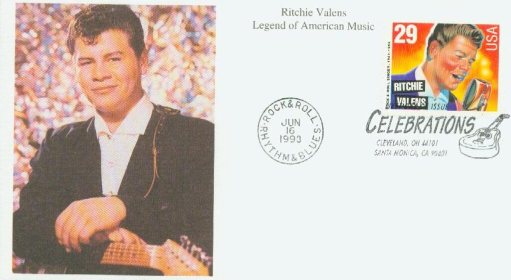 #2727 - 1993 29c Legends of American Music: Ritchie Valens 