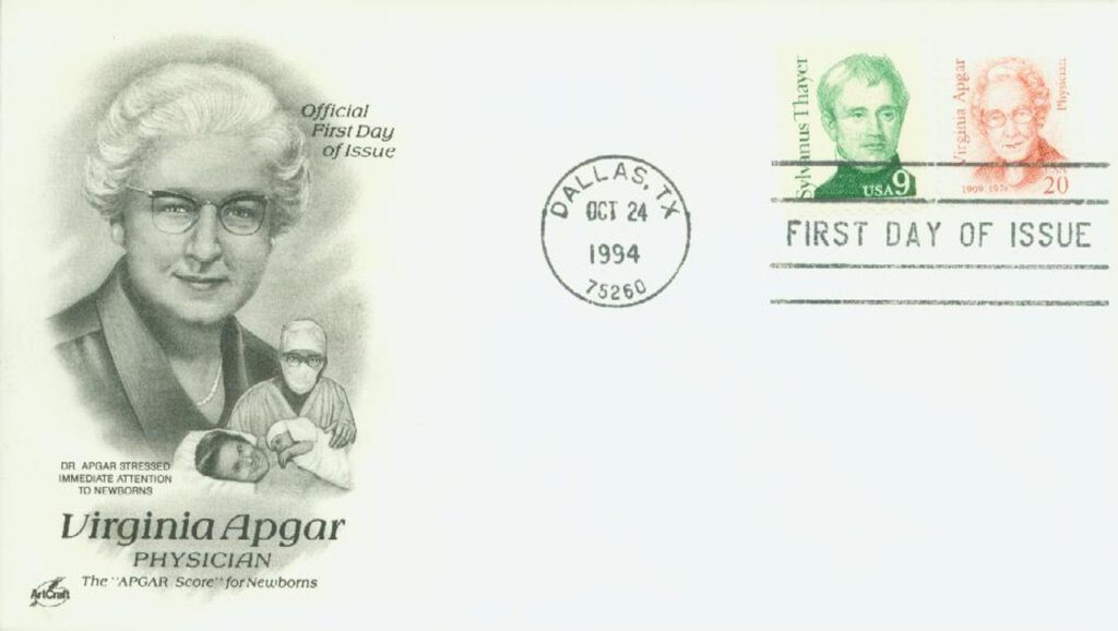 #2179 - 1994 20c Great Americans: Virginia Apgar Classic First Day Cover