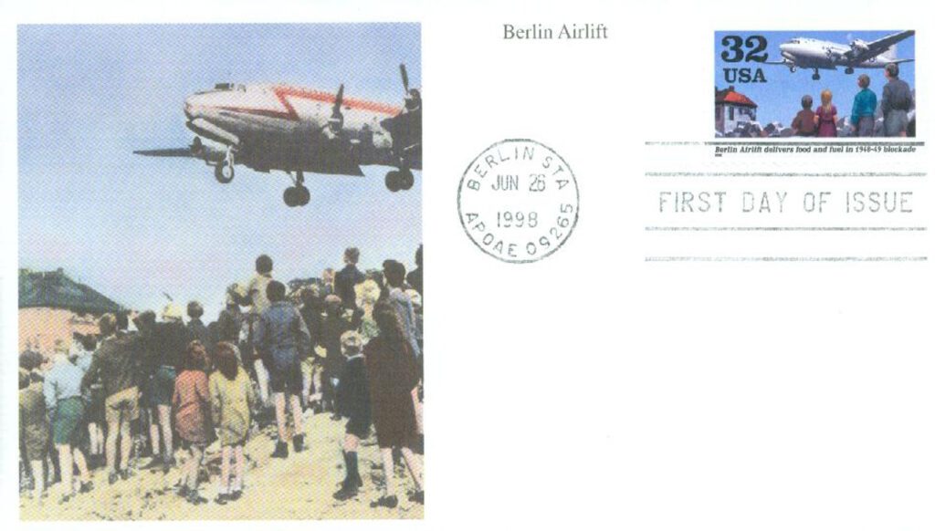 #3211 - 1998 32c Berlin Airlift Mystic First Day Cover