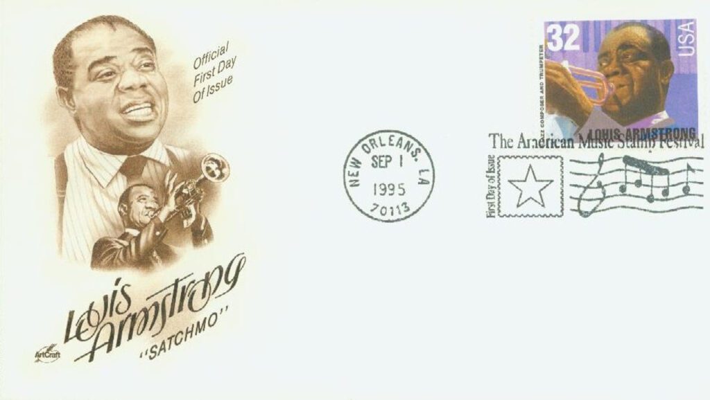 #2982 - 1995 32c Jazz Musicians: Louis Armstrong Classic First Day Cover