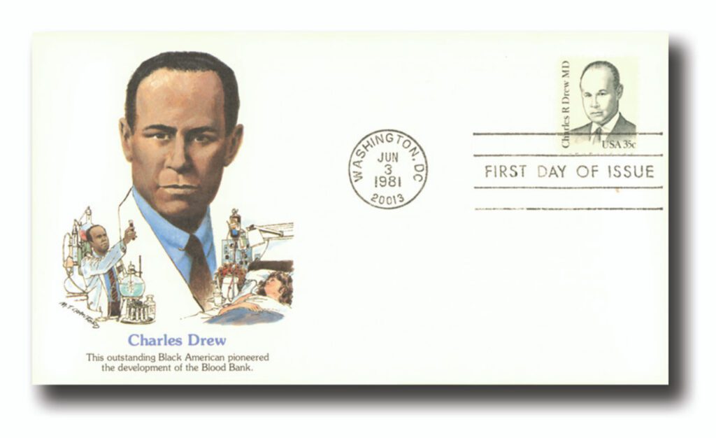 #1865 - 1981 35c Great Americans: Charles R. Drew, M.D. Fleetwood First Day Cover