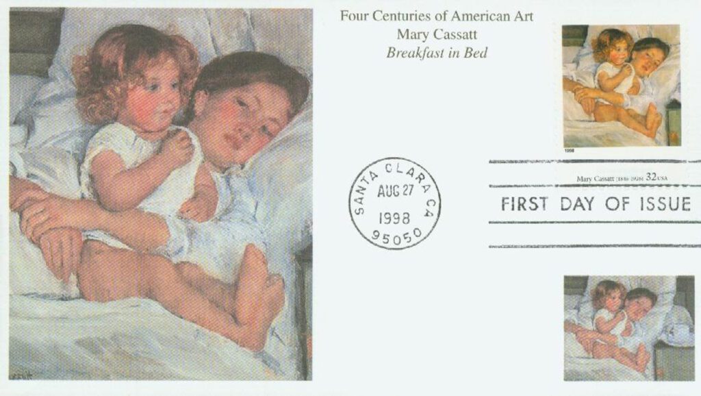 #3236o - 1998 32c Four Centuries of American Art: Mary Cassatt Mystic First Day Cover