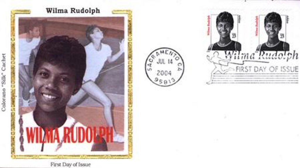 #3422 - 2004 23c Distinguished Americans: Wilma Rudolph Colorano Silk Cachet Combination First Day Cover