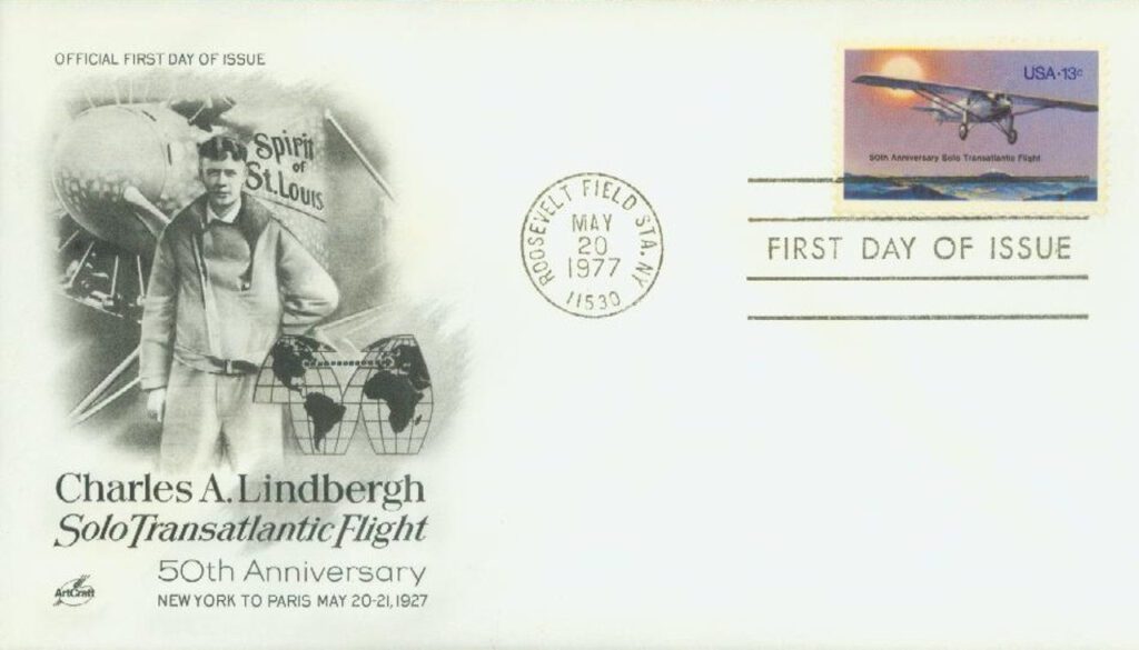 # 1710 - 1977 13c Lindbergh Flight
